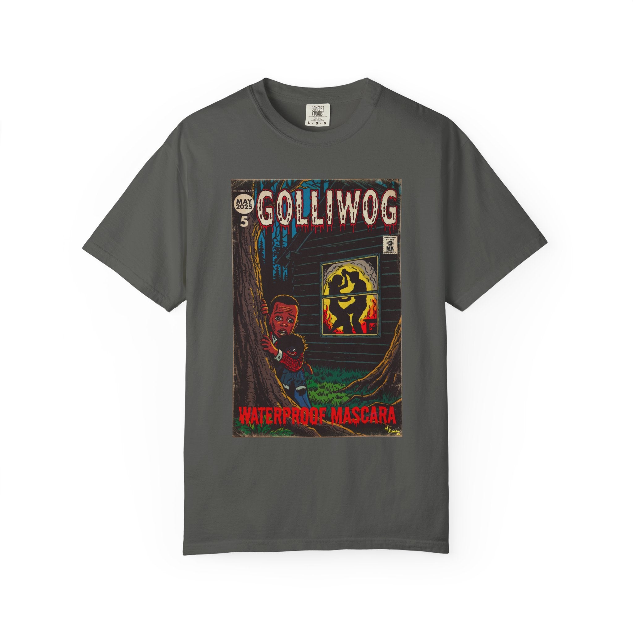Waterproof Mascara - Golliwog - Unisex Garment-Dyed T-shirt