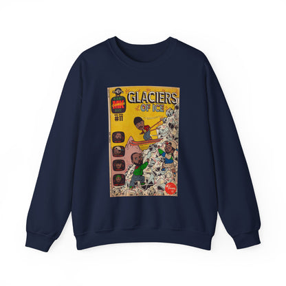 Rae, Ghost, Masta - Glaciers of Ice - Unisex Heavy Blend™ Crewneck Sweatshirt