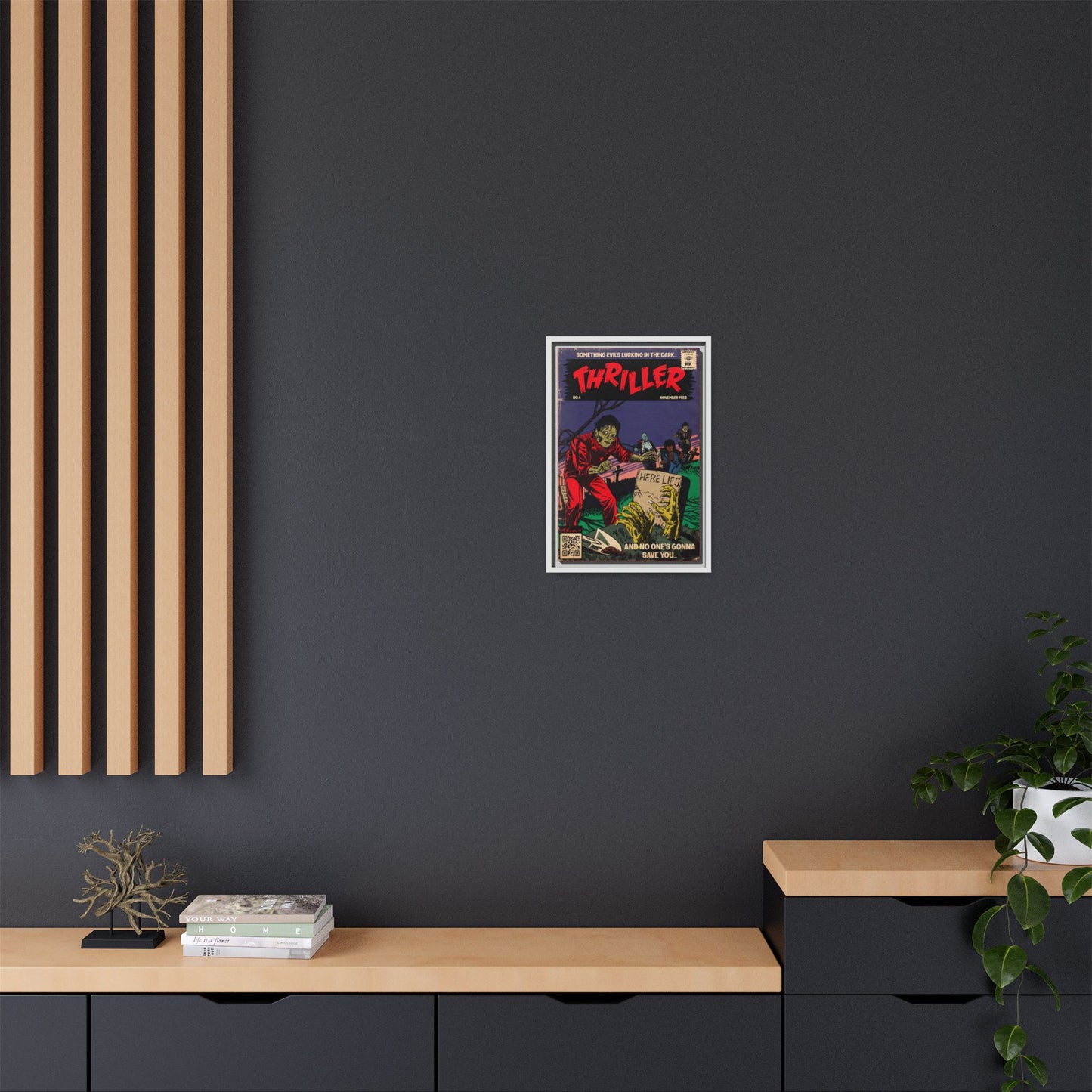 Michael Jackson- Thriller - Gallery Canvas Wraps, Vertical Frame