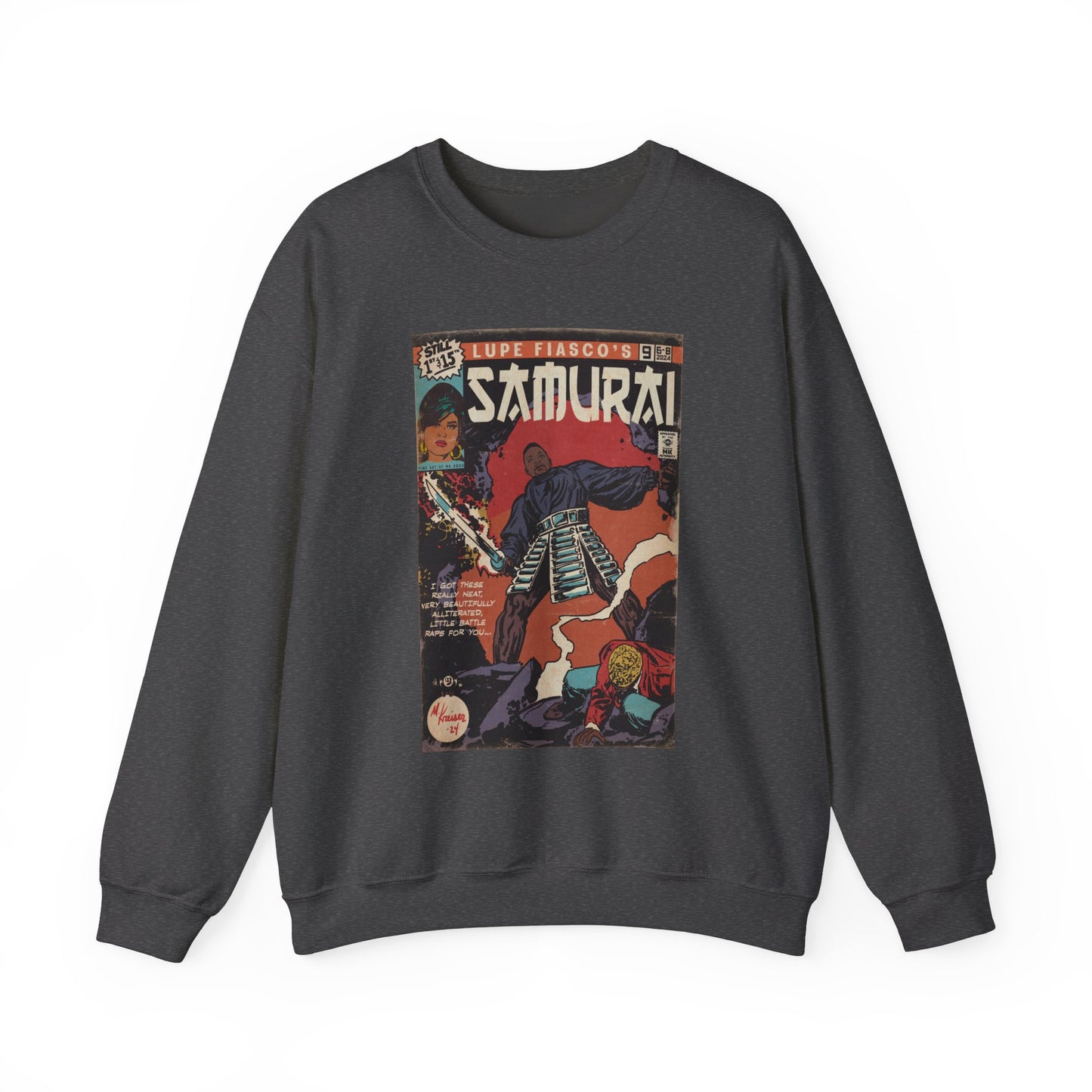 Samurai Unisex Heavy Blend™ Crewneck Sweatshirt