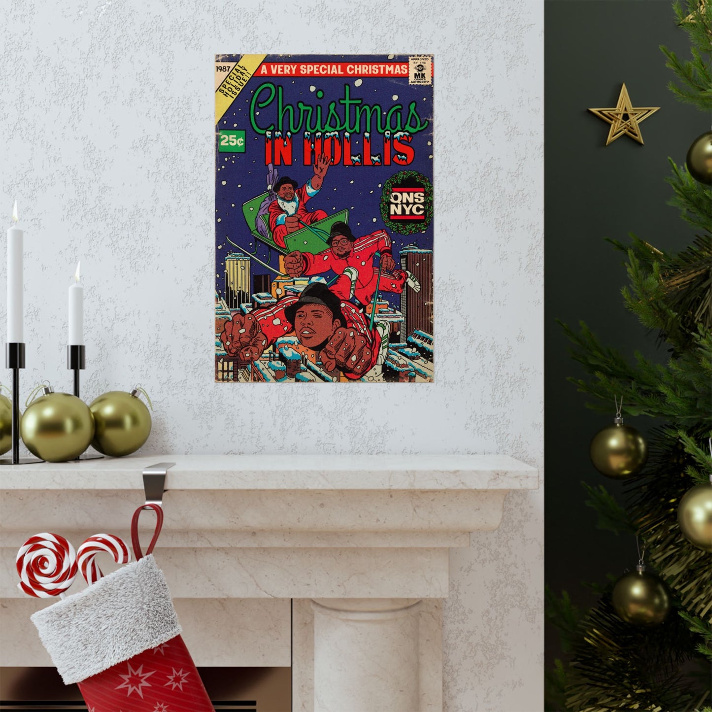 Christmas in Hollis - Matte Vertical Posters