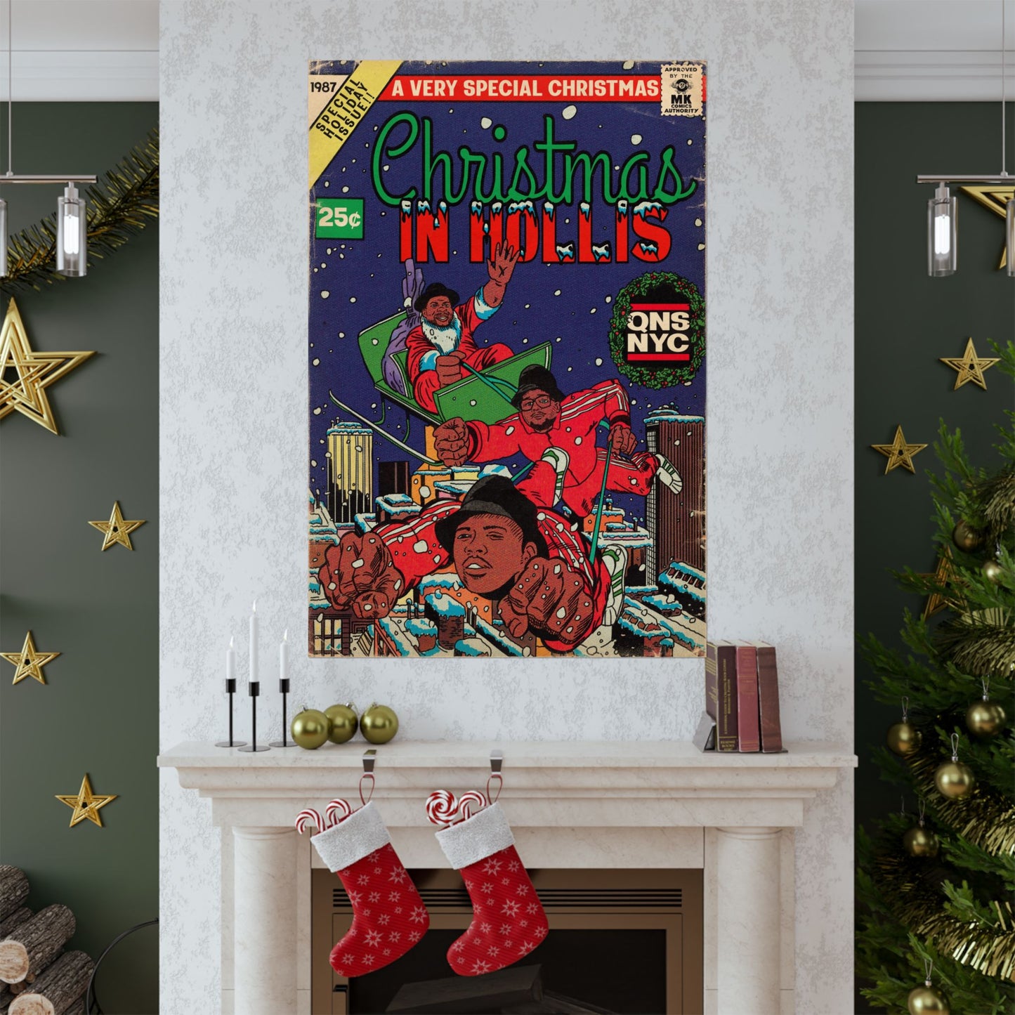 Christmas in Hollis - Matte Vertical Posters