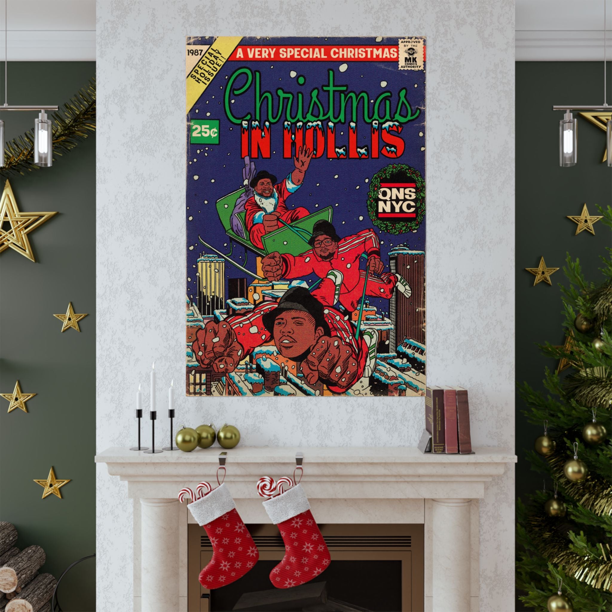 Christmas in Hollis - Matte Vertical Posters