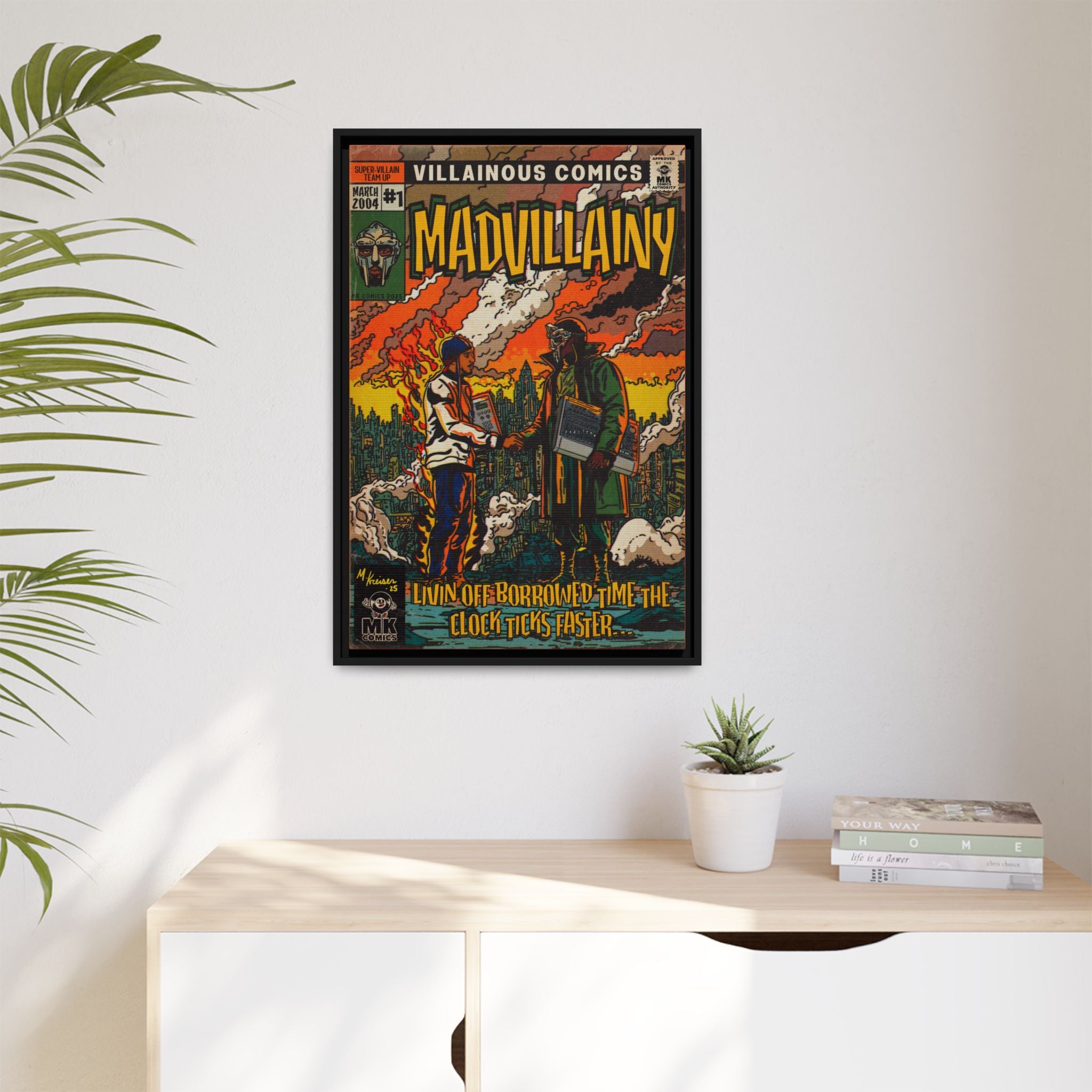 Madvillainy - Matte Canvas, Framed (Multi-color)