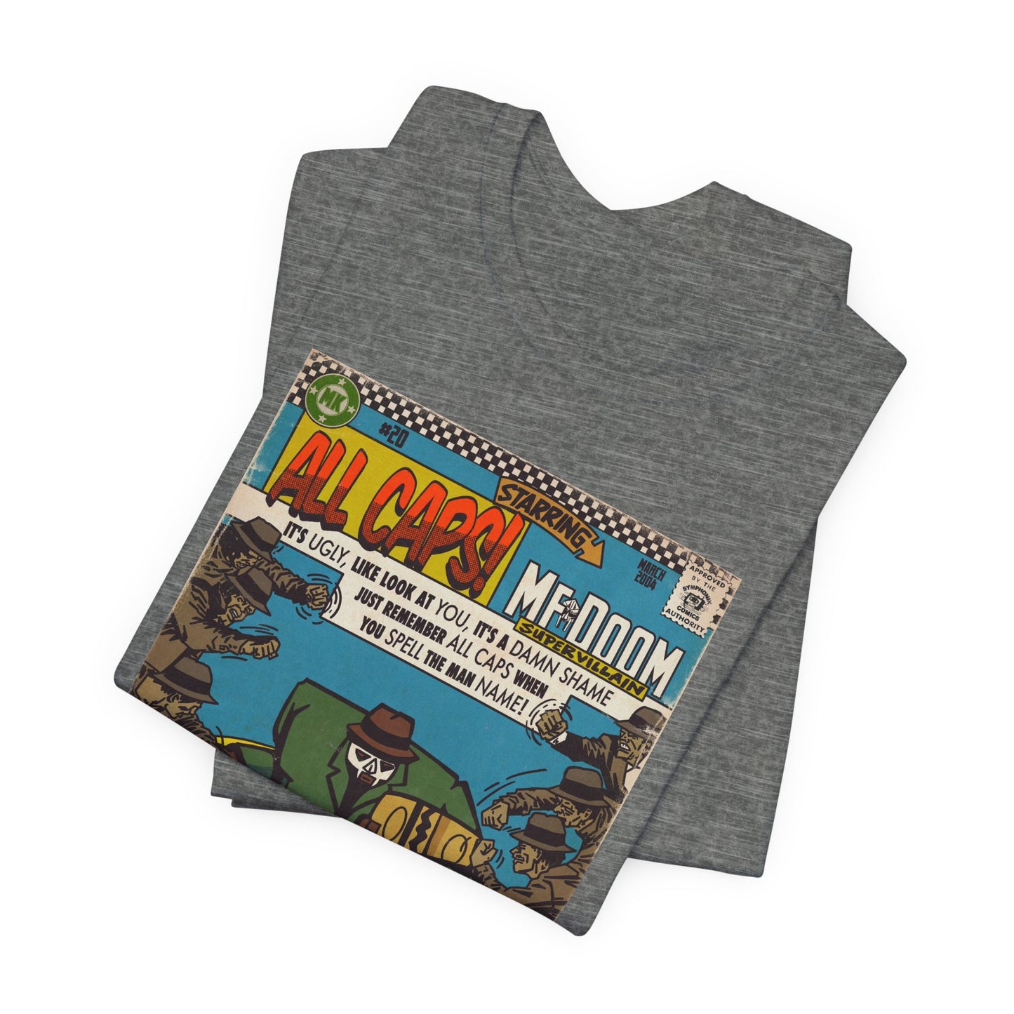 DOOM - All Caps - Unisex Jersey Short Sleeve Tee