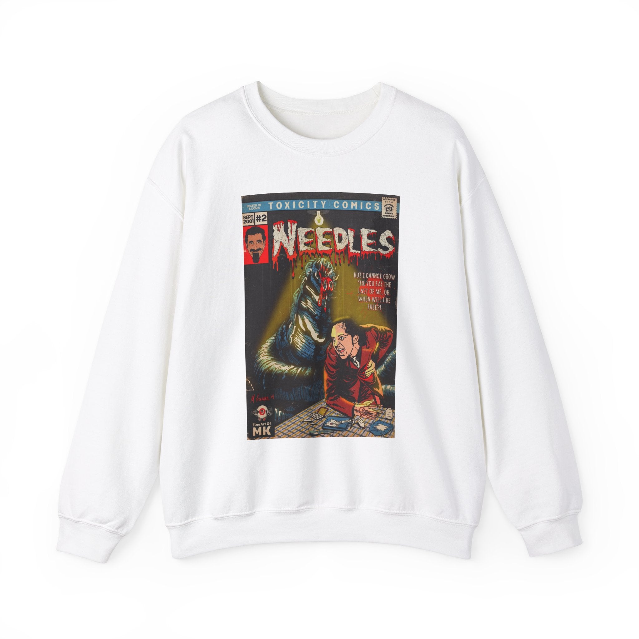 Needles - Unisex Heavy Blend™ Crewneck Sweatshirt