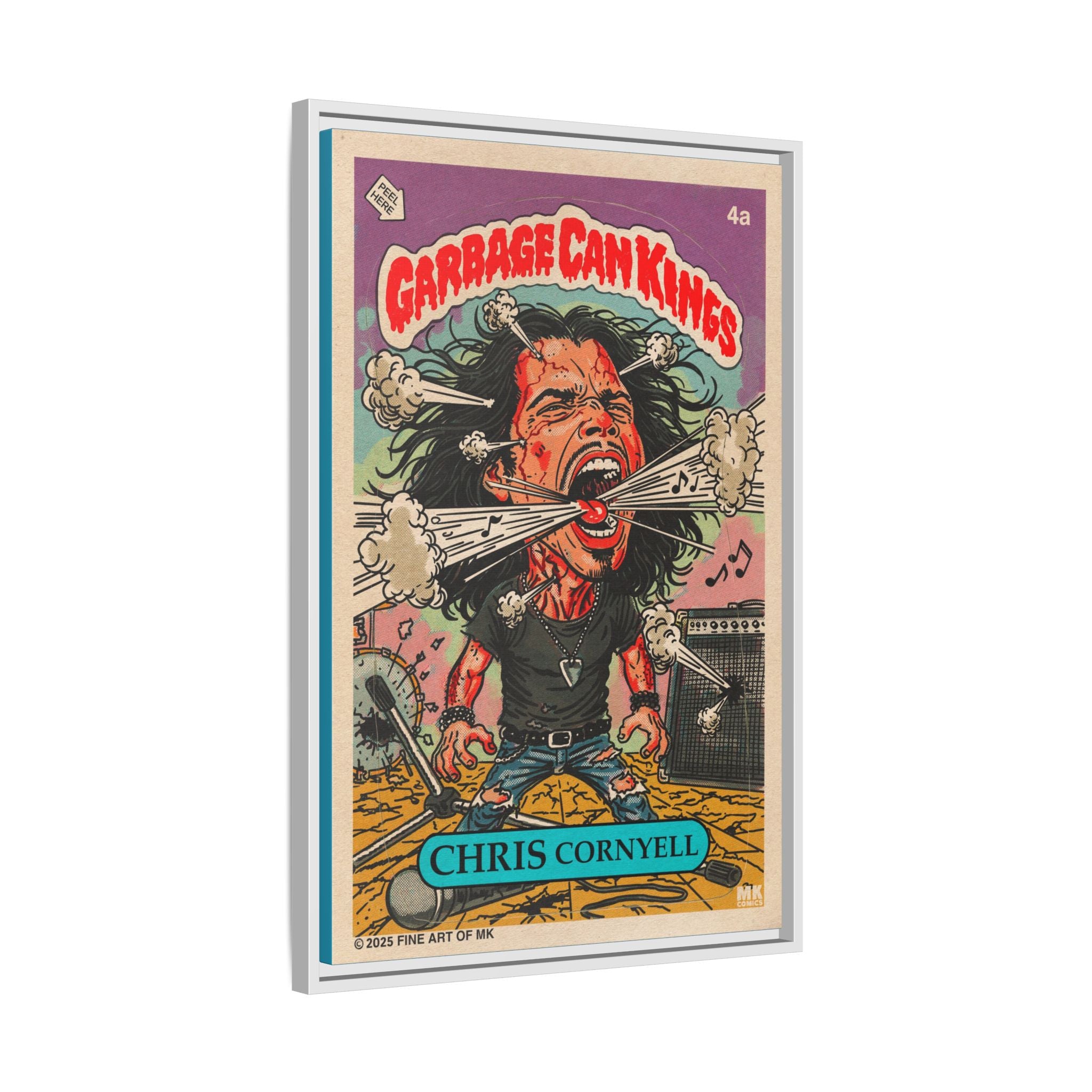 Chris Cornyell - Matte Canvas, Framed (Multi-color)