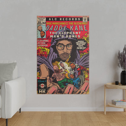 Daddy Kane -  Matte Canvas, Stretched, 0.75"