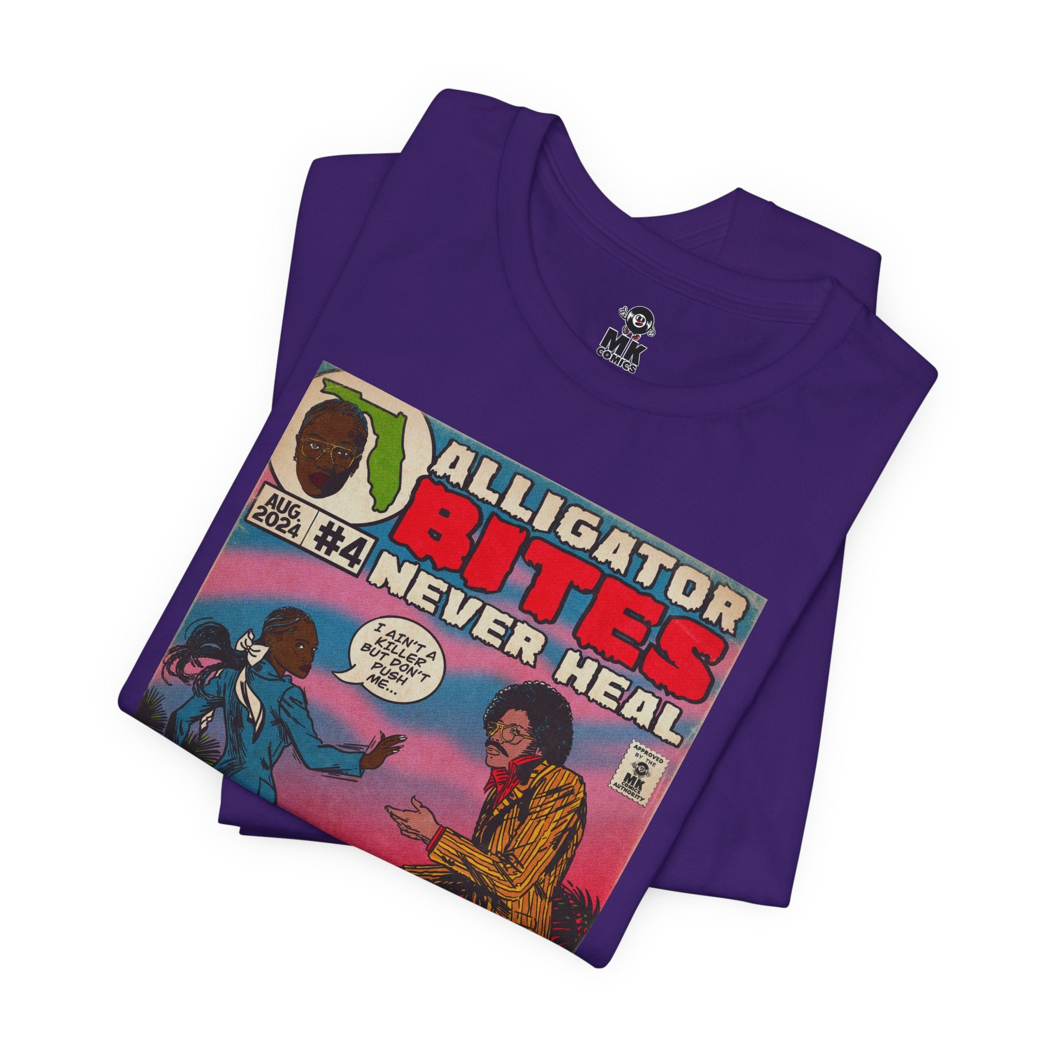 Denial is a River - Alligator Bites - Unisex Jersey Short Sleeve Tee