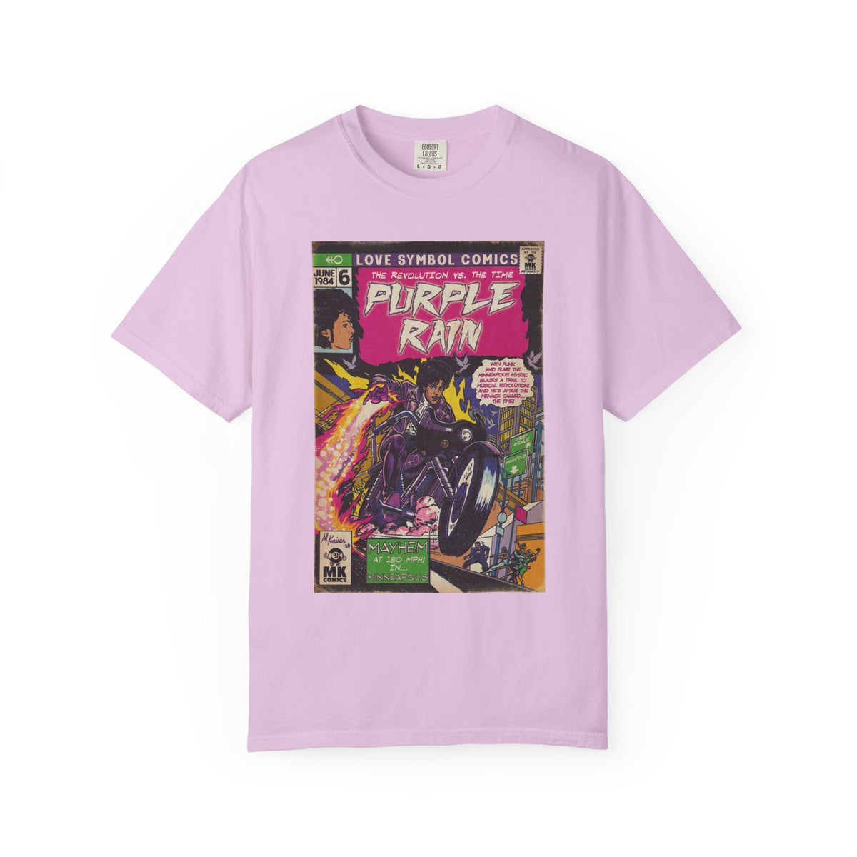 Purple Rain - Unisex Garment-Dyed T-shirt