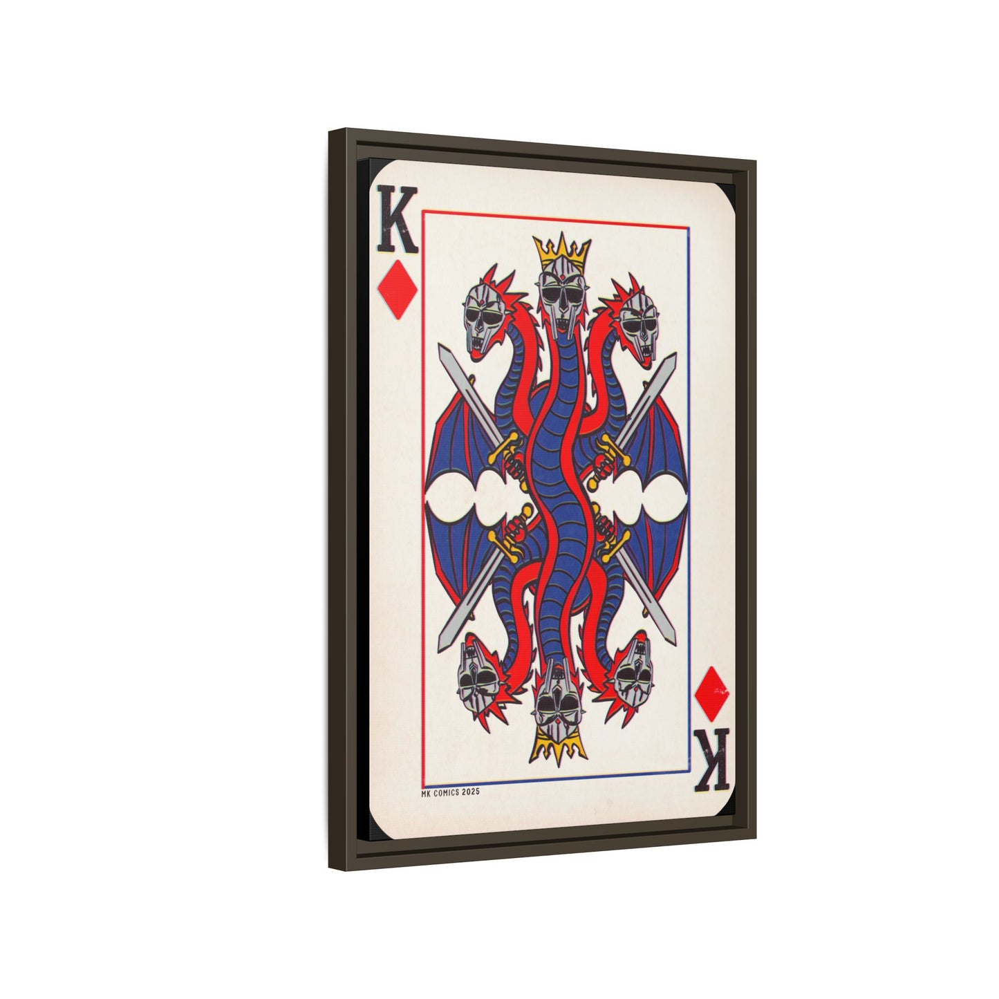 King Geedorah - Matte Canvas, Framed (Multi-color)