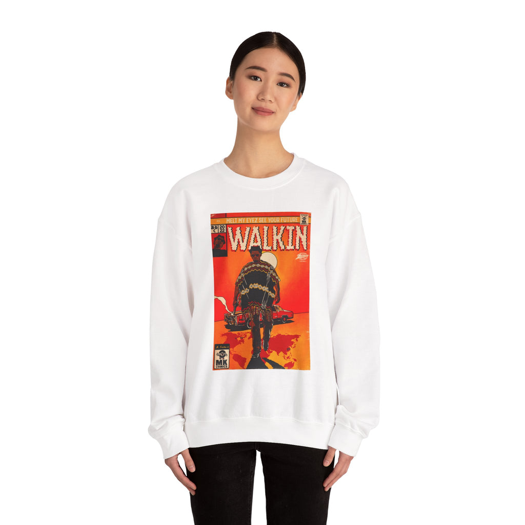 Walkin - Unisex Heavy Blend™ Crewneck Sweatshirt