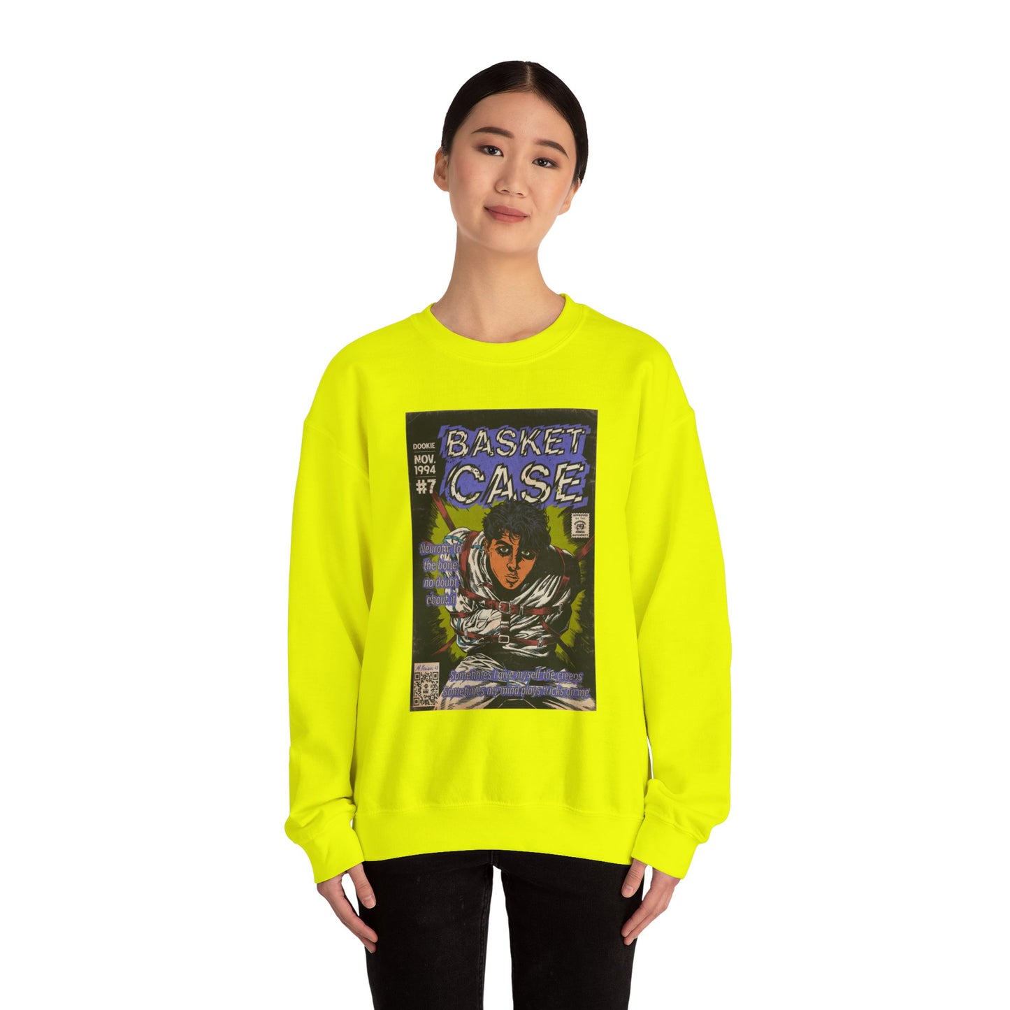 Green Day - Basket Case - Unisex Heavy Blend™ Crewneck Sweatshirt