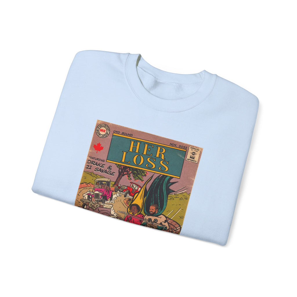 Her Loss - Unisex Heavy Blend™ Crewneck Sweatshirt