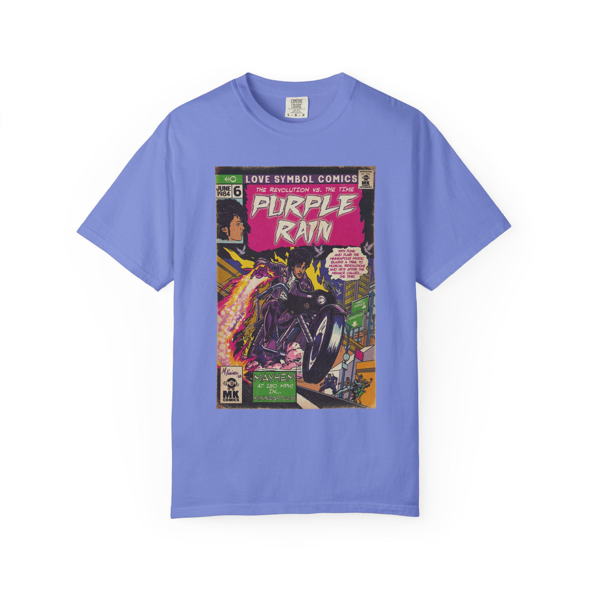 Purple Rain - Unisex Garment-Dyed T-shirt