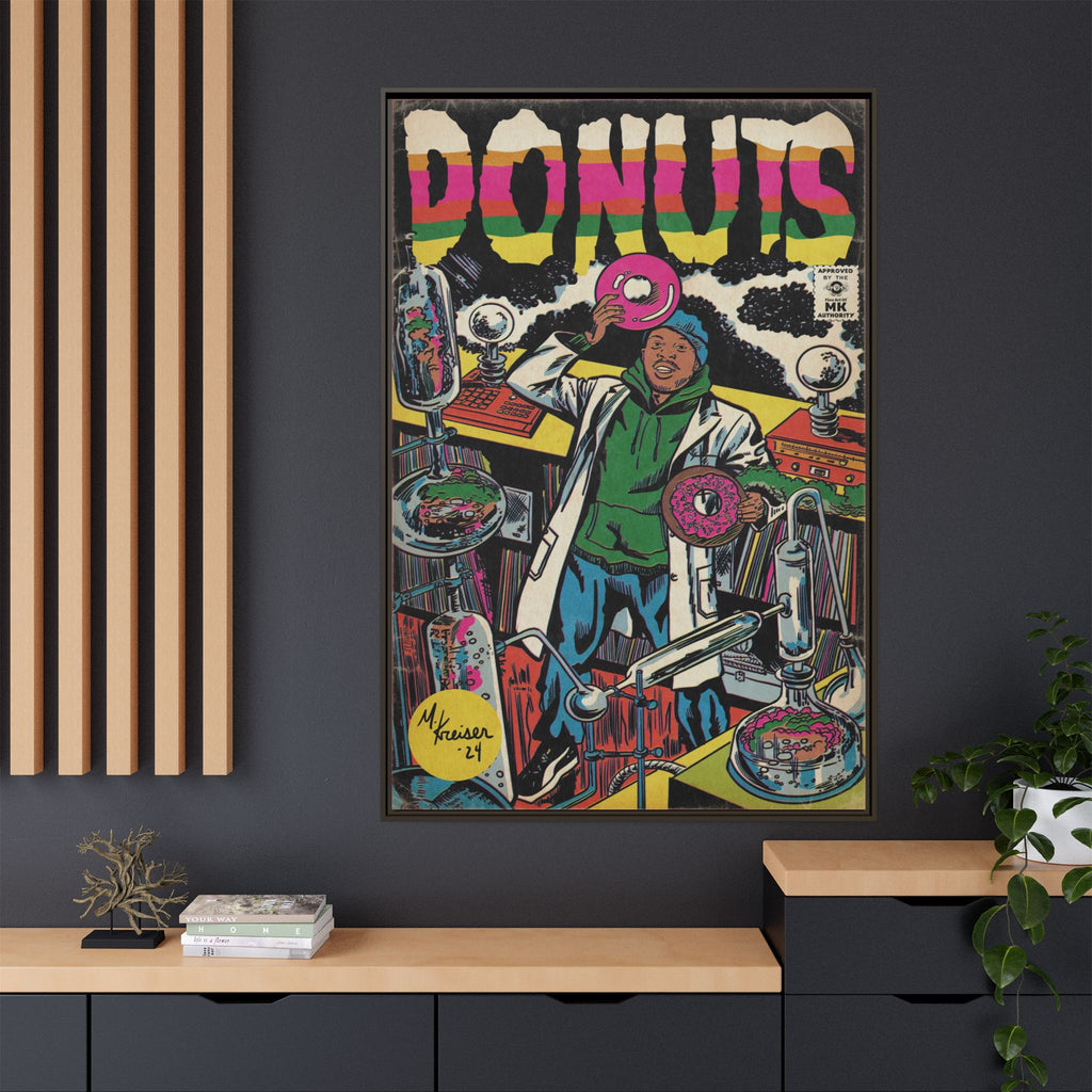 Donuts - Gallery Canvas Wraps, Vertical Frame