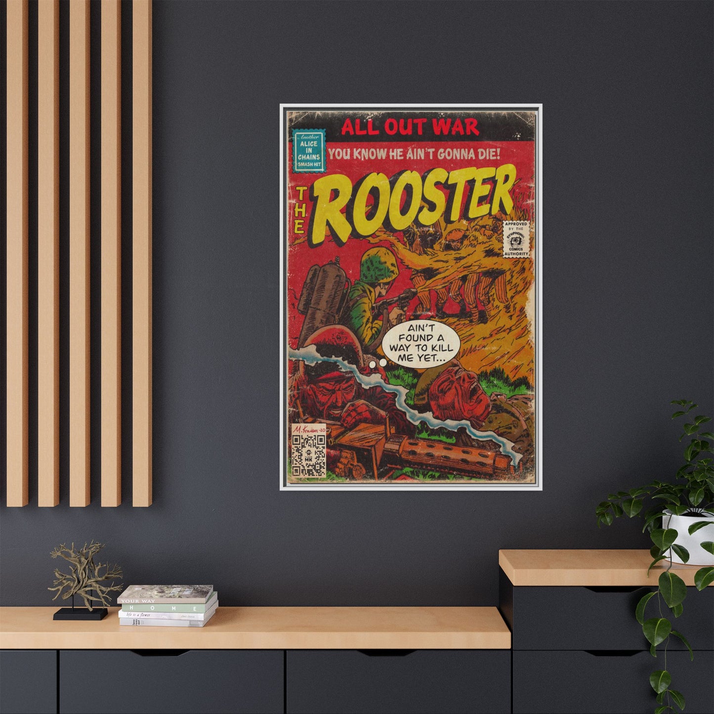 Alice In Chains - Rooster - Gallery Canvas Wraps, Vertical Frame