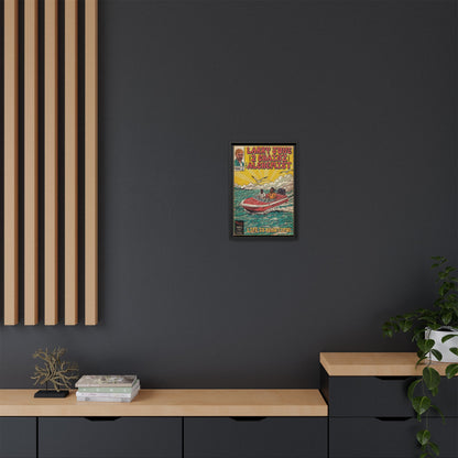 Life is Beautiful - Matte Canvas, Framed (Multi-color)