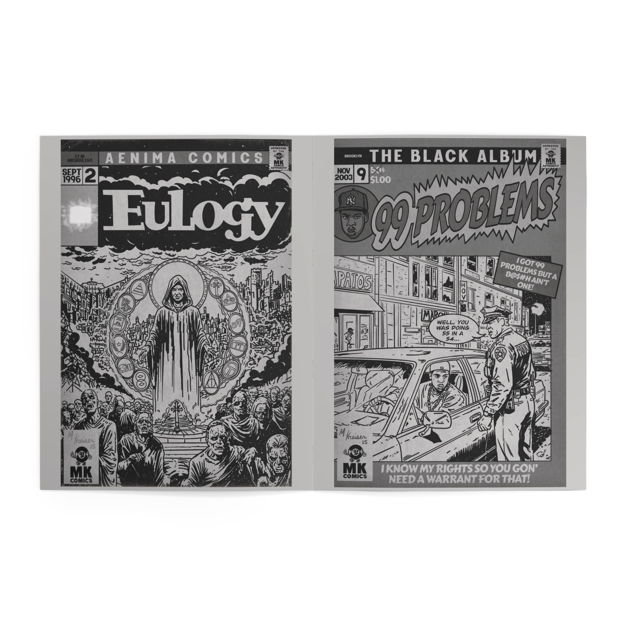MK Comics - LTD Edition Coloring Book - ONLY 100 AVAILABLE