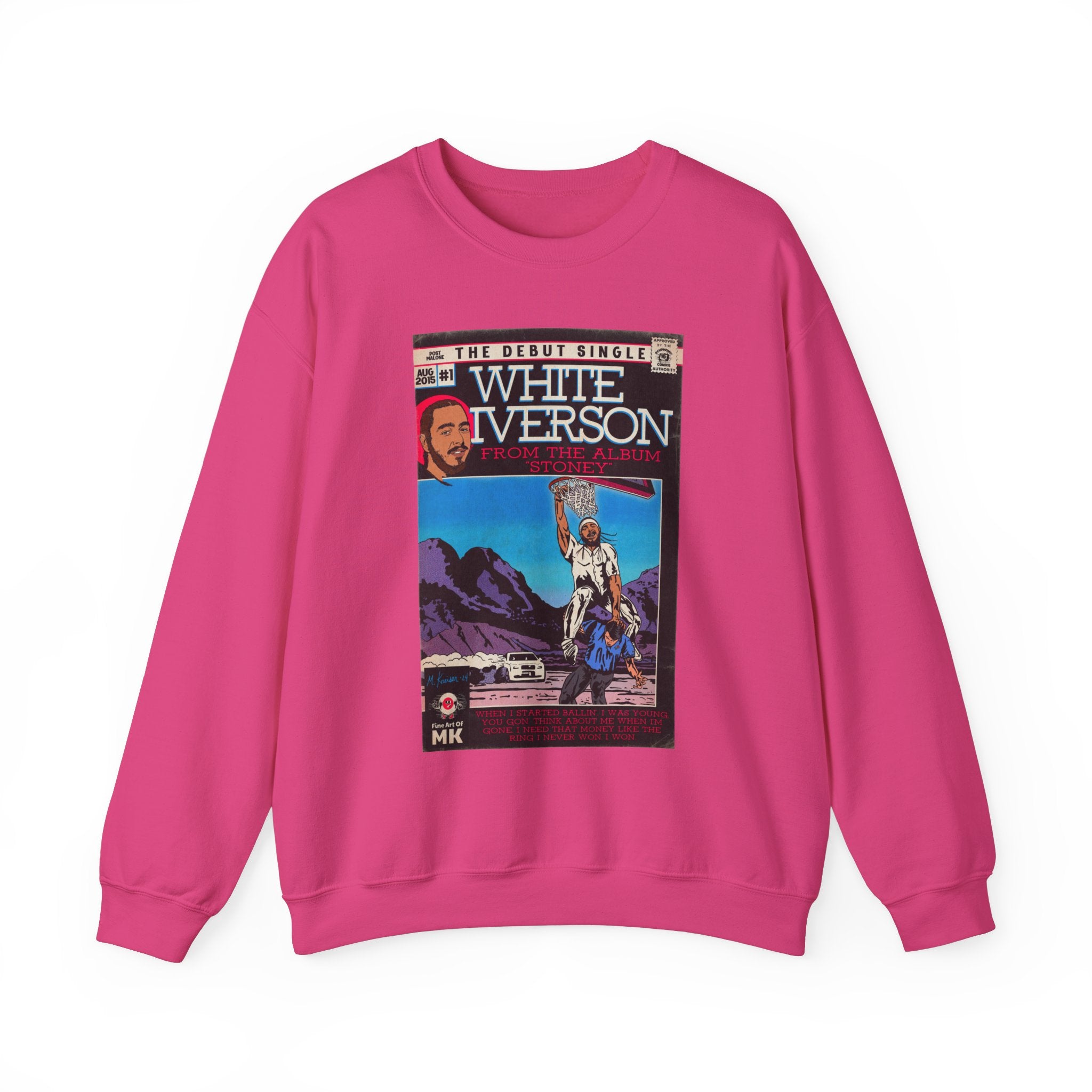 White Iverson -  Unisex Heavy Blend™ Crewneck Sweatshirt
