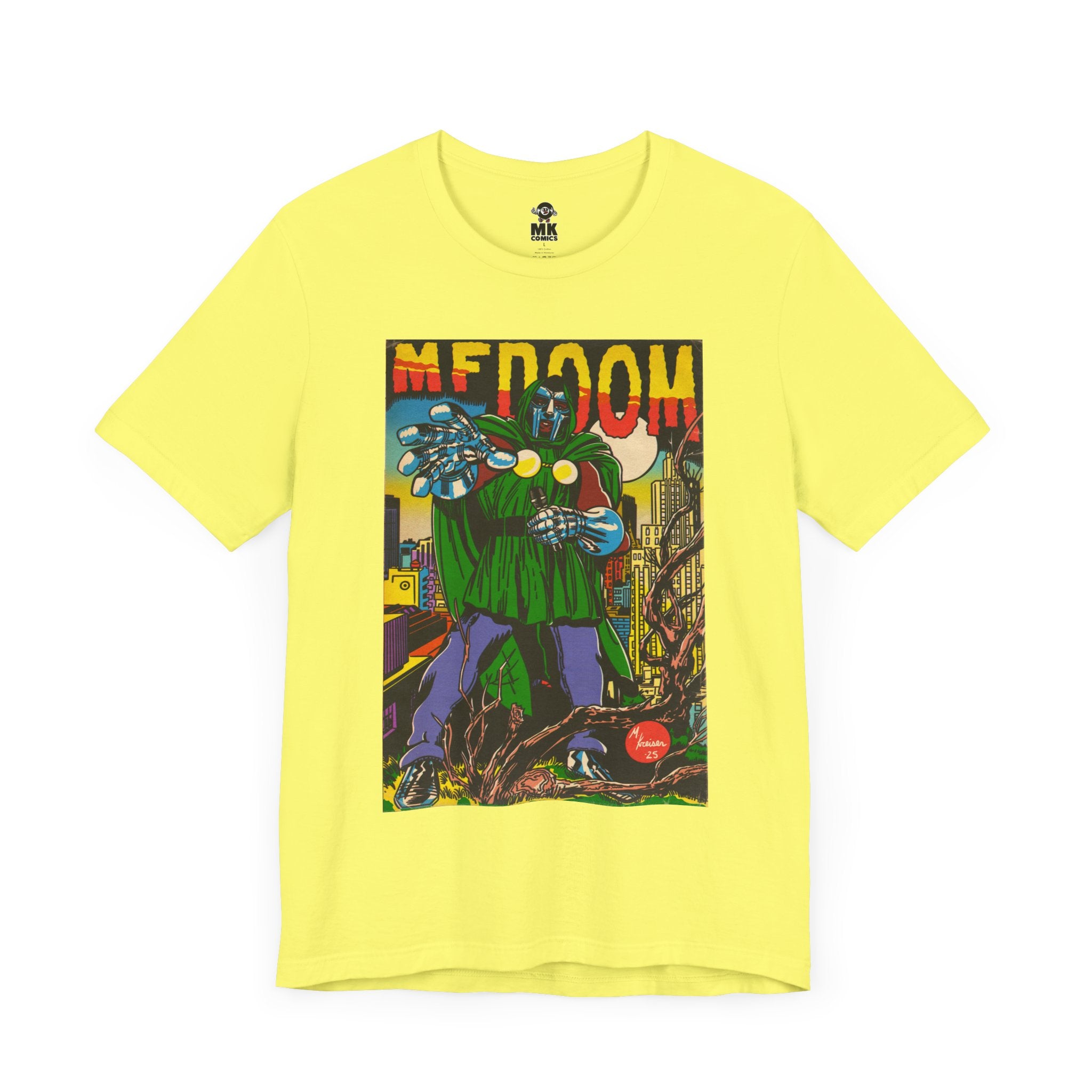 DOOM - Comic Book Art - Unisex Jersey T-Shirt