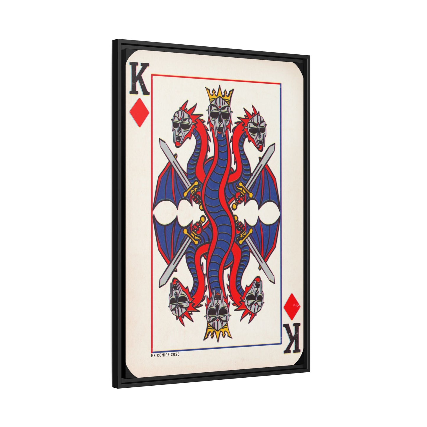 King Geedorah - Matte Canvas, Framed (Multi-color)