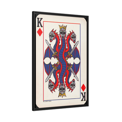 King Geedorah - Matte Canvas, Framed (Multi-color)