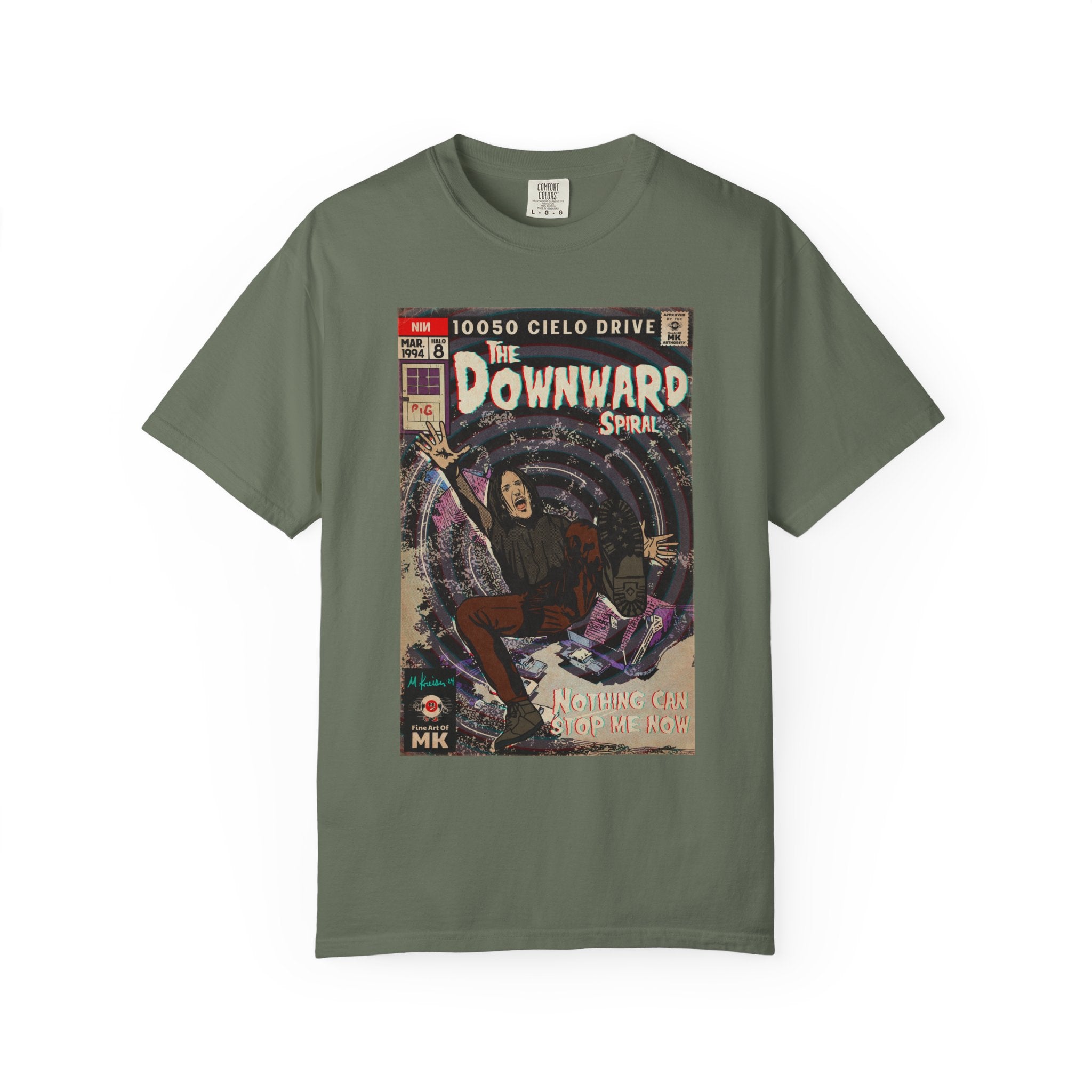 The Downward Spiral - Unisex Comfort Colors T-shirt
