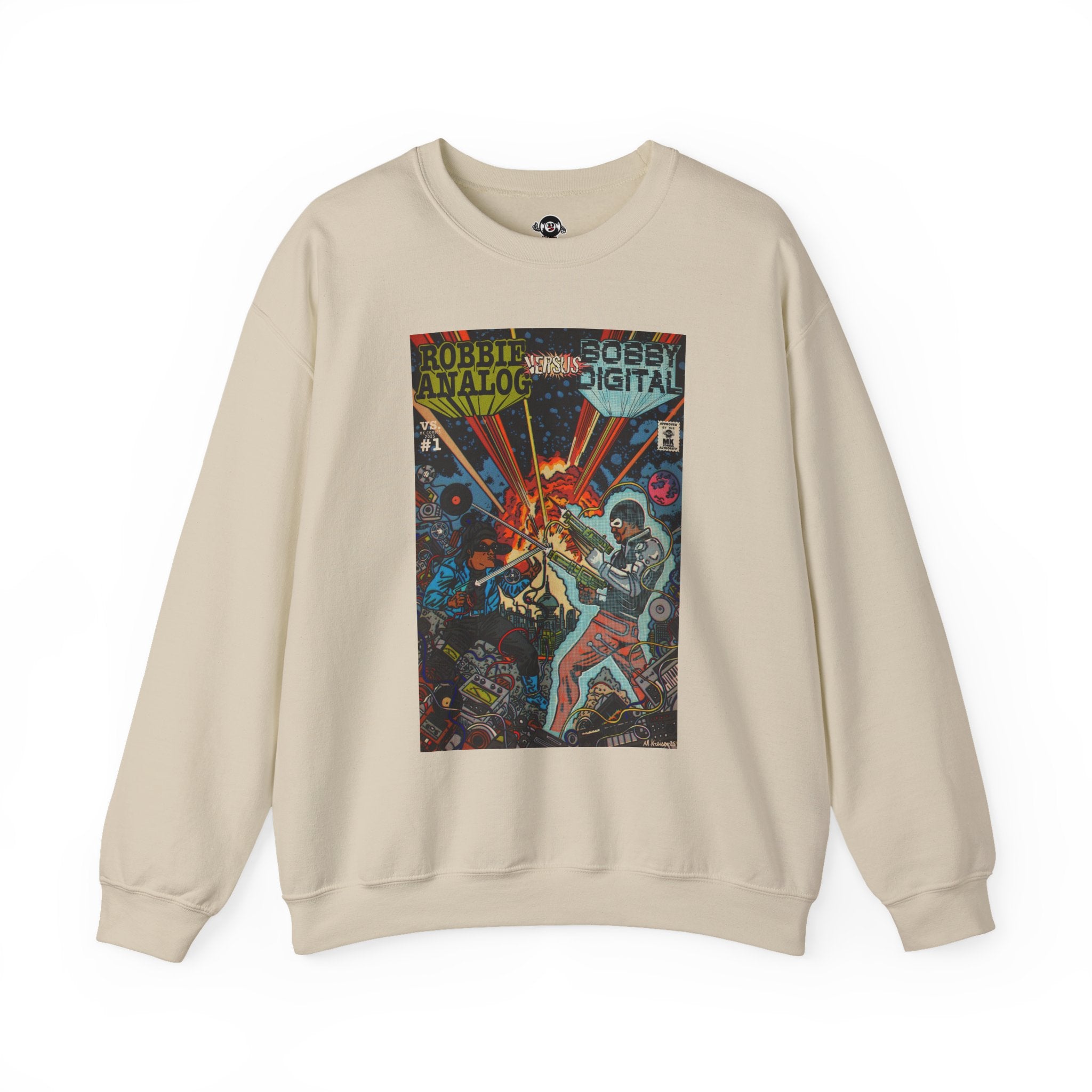 Analog vs. Digital - Unisex Heavy Blend™ Crewneck Sweatshirt