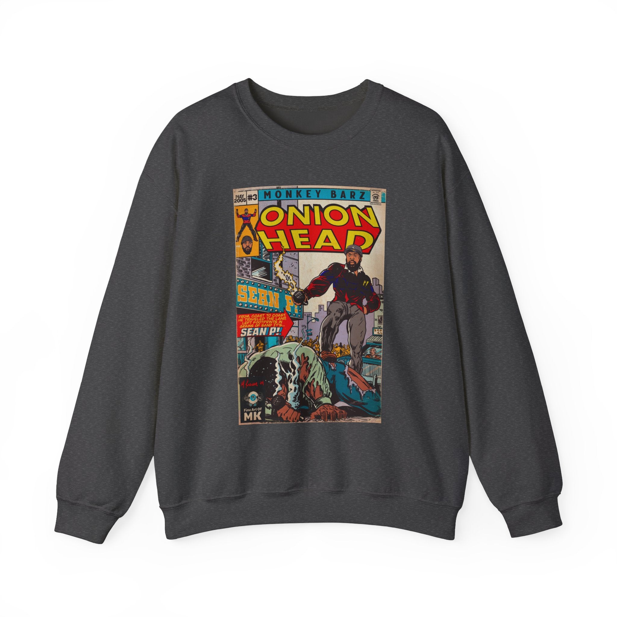 Onion Head - Unisex Heavy Blend™ Crewneck Sweatshirt