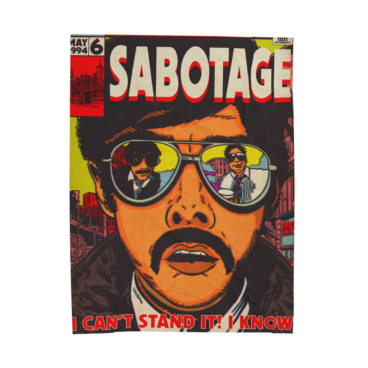 Sabotage - Velveteen Plush Blanket