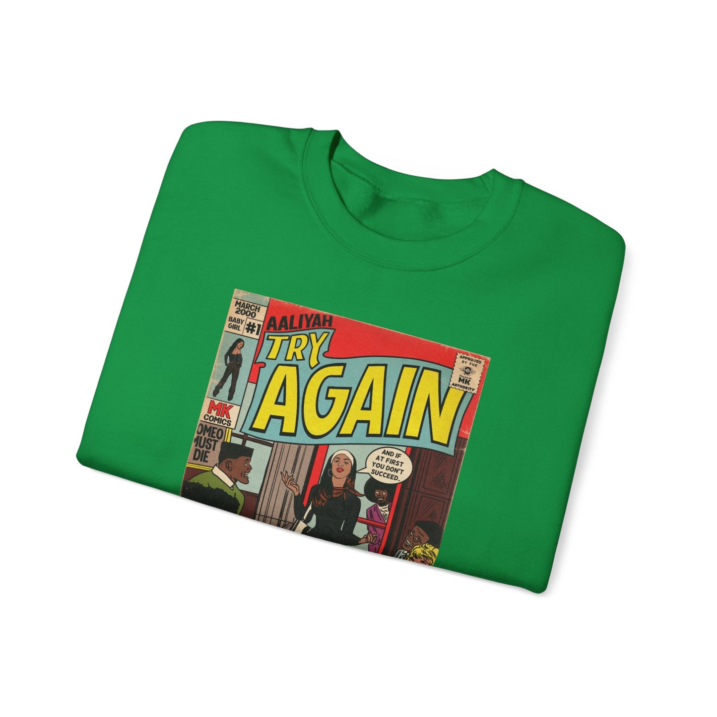 Aaliyah - Try Again - Unisex Heavy Blend™ Crewneck Sweatshirt