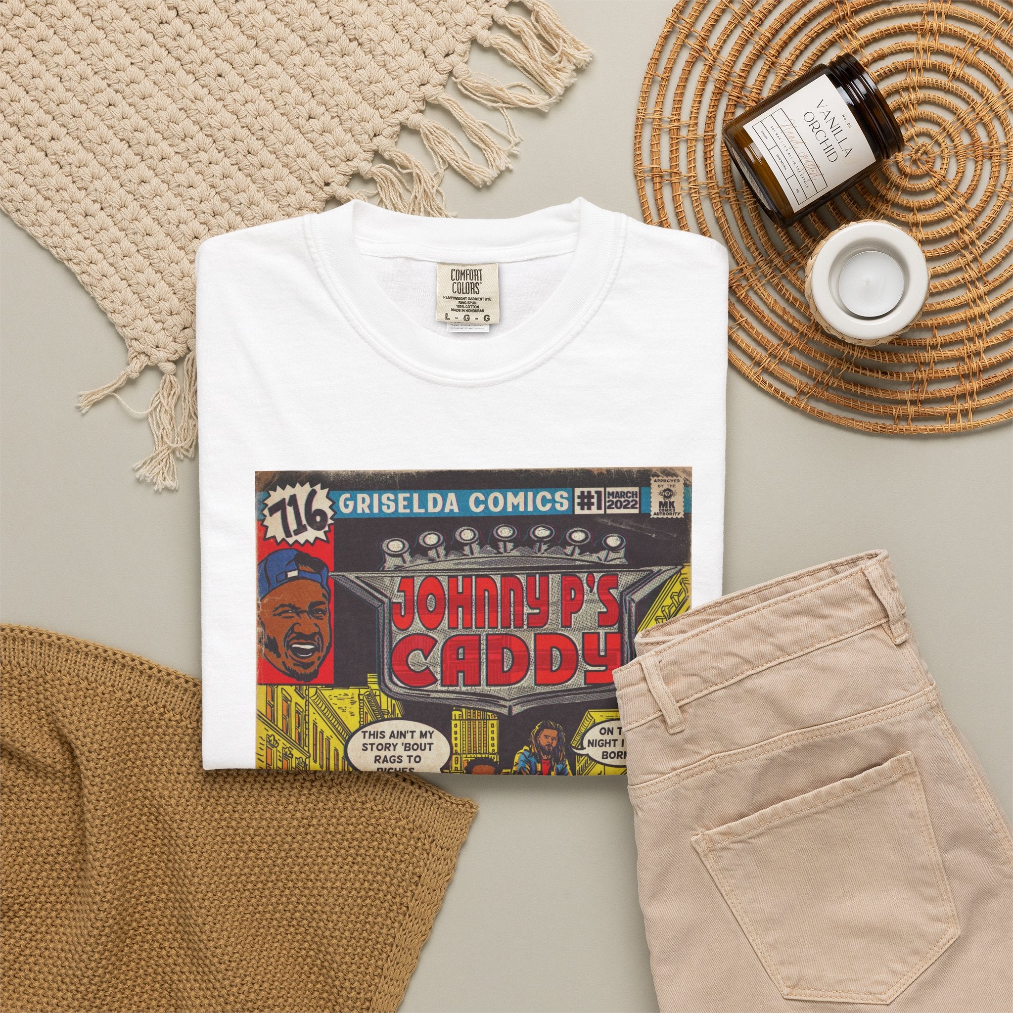 Johnny P's Caddy - Unisex Comfort Colors T-shirt