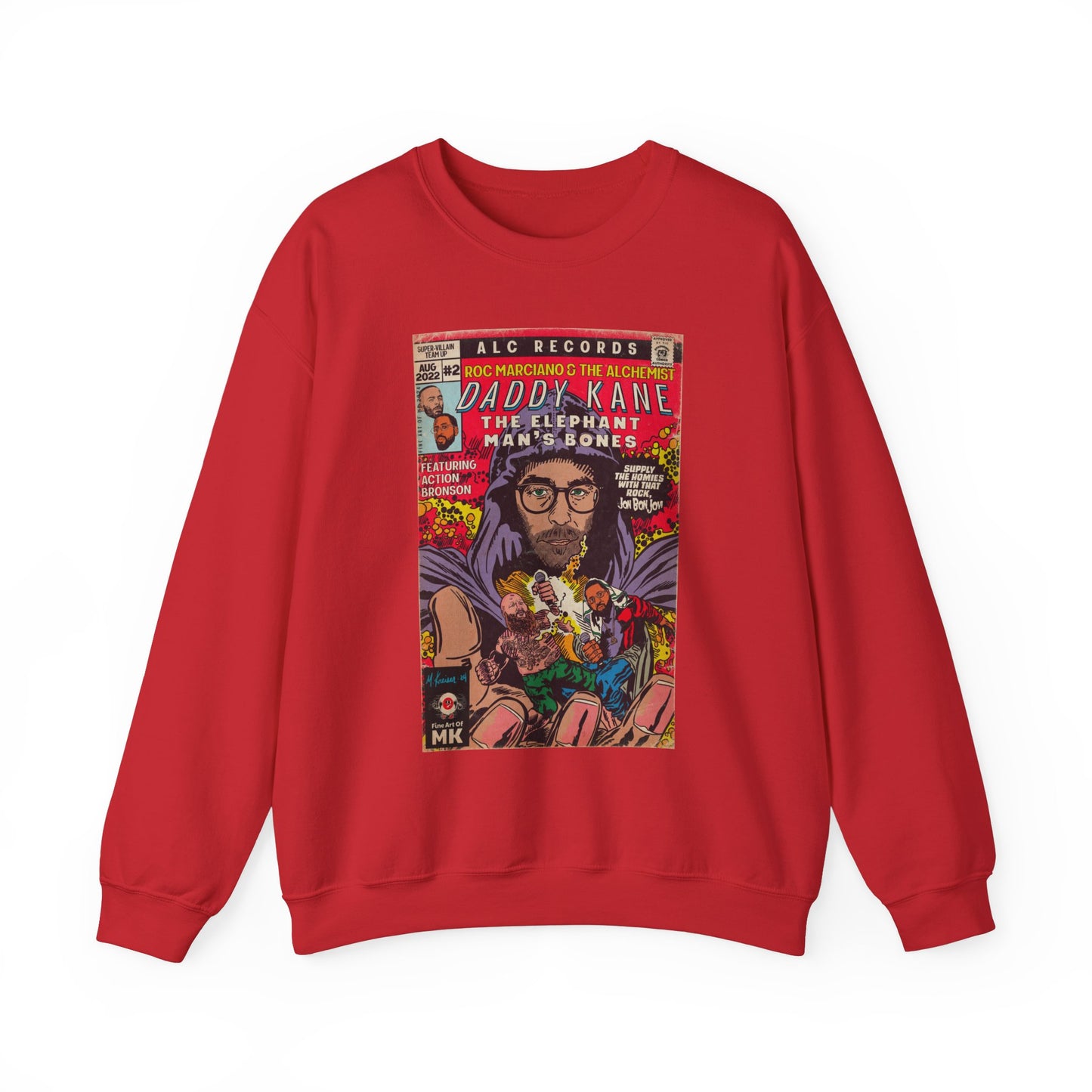 Roc Marciano, Alchemist, Action Bronson - Daddy Kane - Unisex Heavy Blend™ Crewneck Sweatshirt