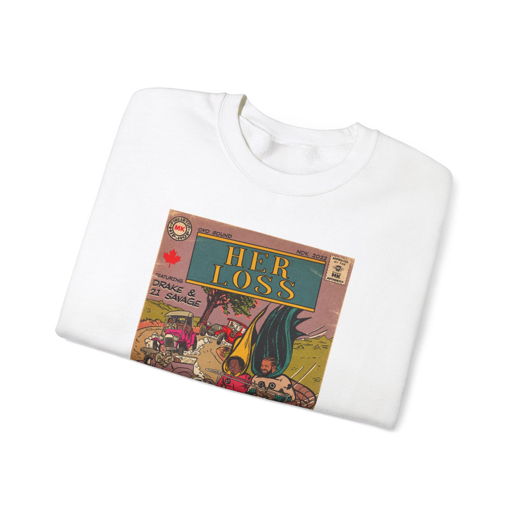 Her Loss - Unisex Heavy Blend™ Crewneck Sweatshirt