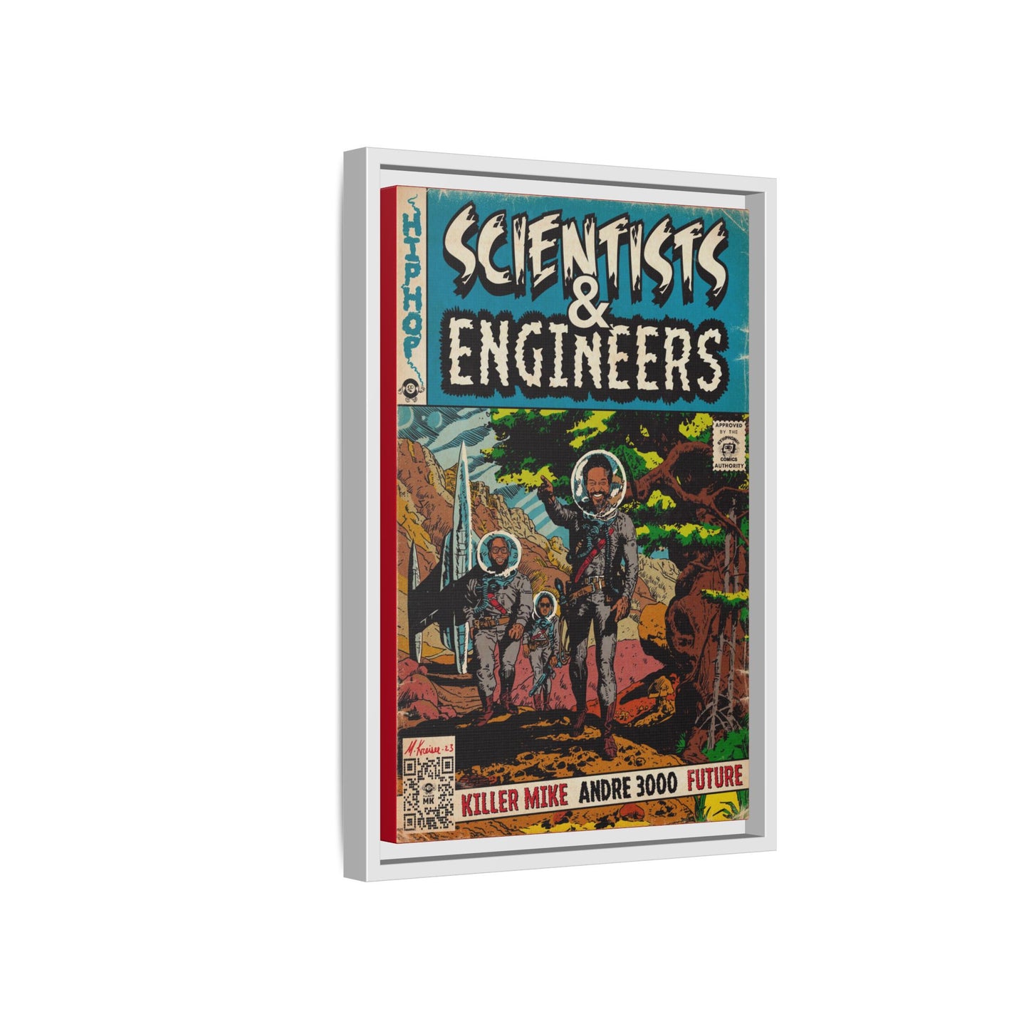 Killer Mike - Scientists & Engineers - Andre 3000 - Future - Gallery Canvas Wraps, Vertical Frame