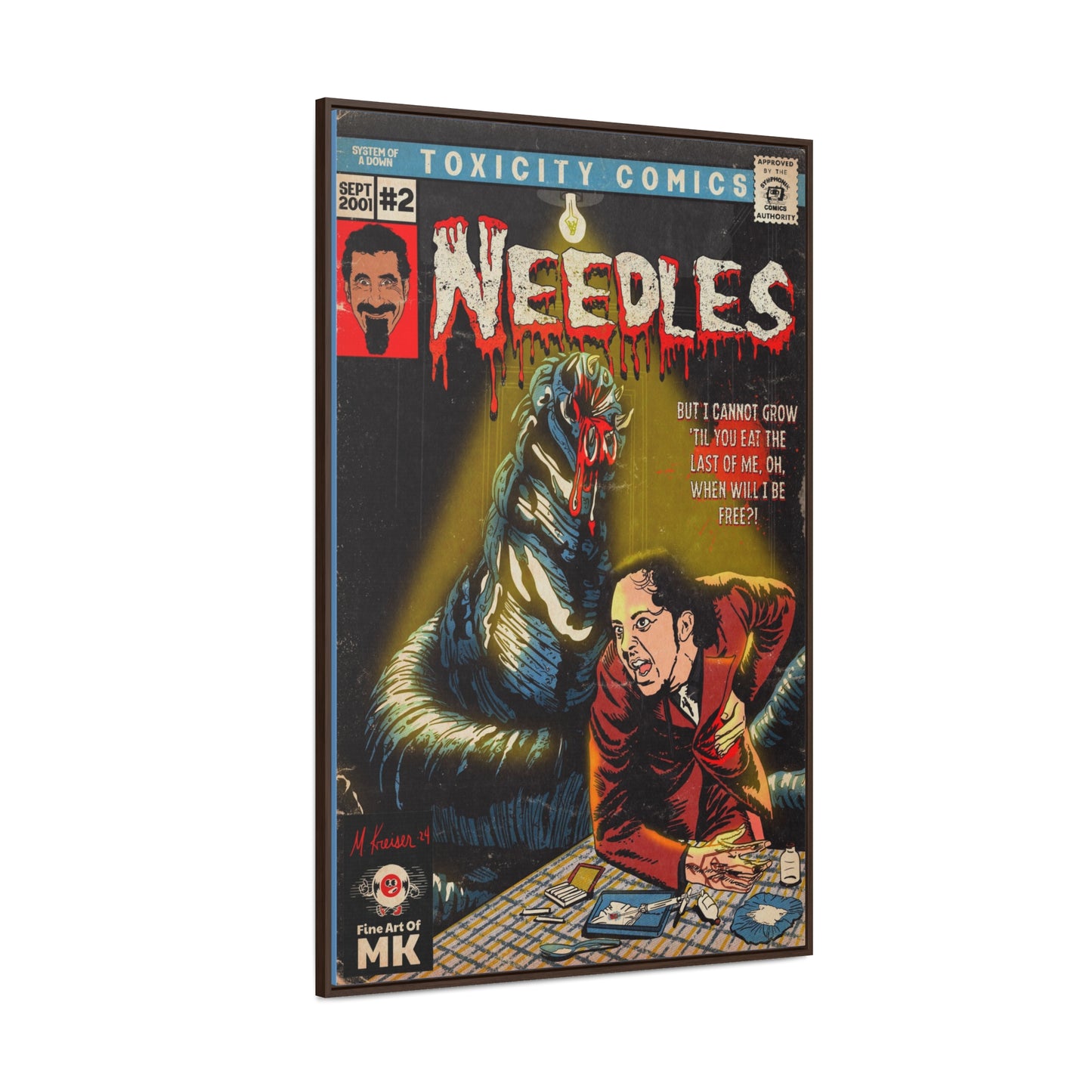 System of a Down - Needles - Gallery Canvas Wraps, Vertical Frame