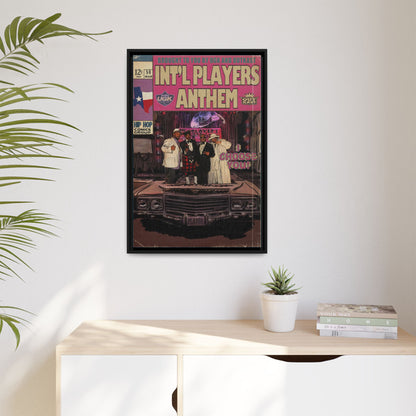 Int’l Players Anthem - Matte Canvas, Framed (Multi-color)