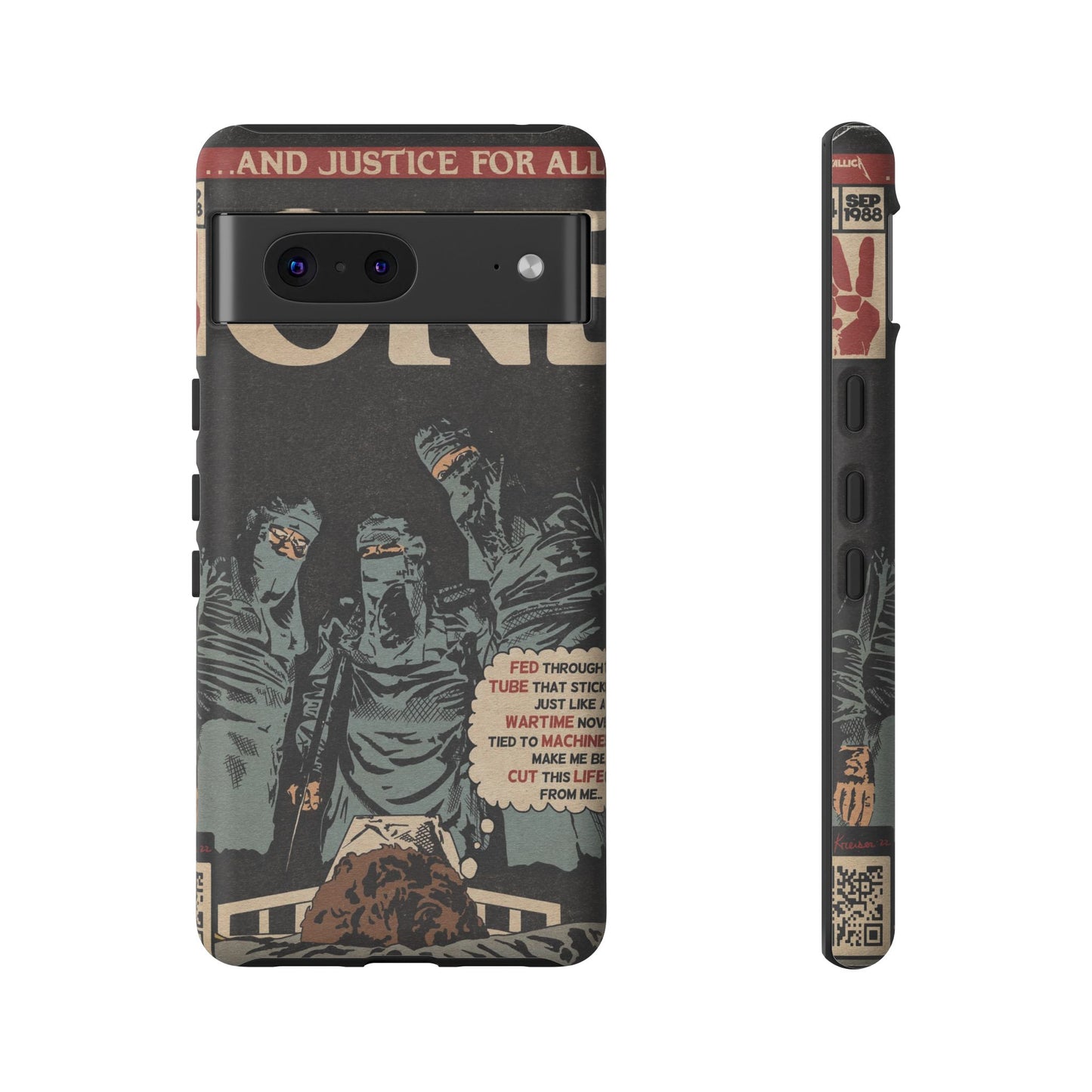 Metallica- One - Johnny Got His Gun Comic Book Art - Tough Phone Cases