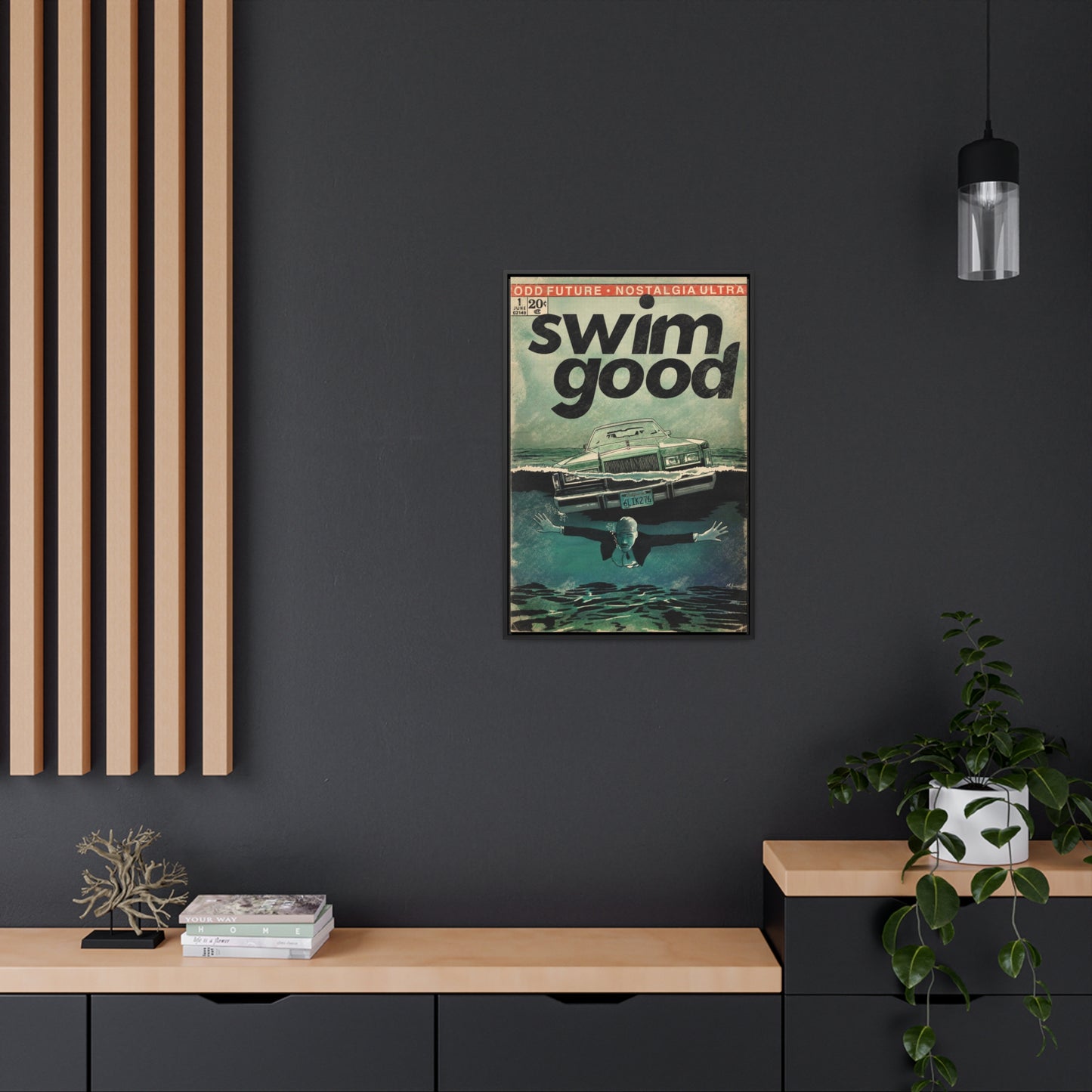 Frank Ocean - Swim Good - Gallery Canvas Wraps, Vertical Frame