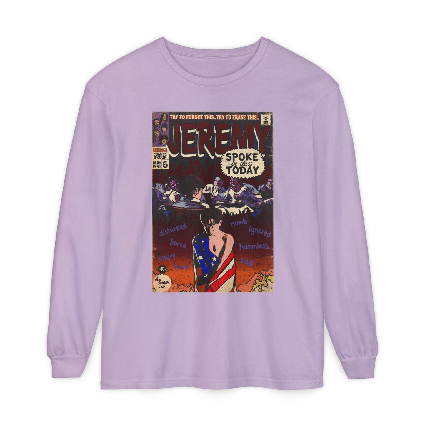 Jeremy - Unisex Comfort Colors Long Sleeve T-Shirt