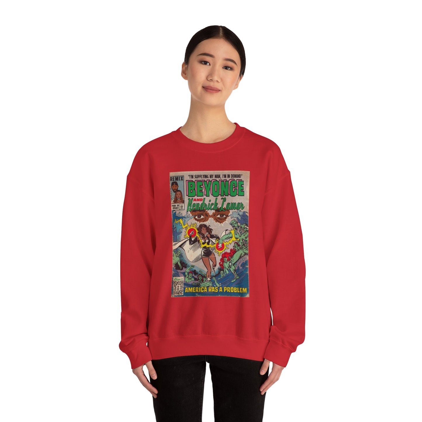America Has a Problem - Unisex Heavy Blend™ Crewneck Sweatshirt