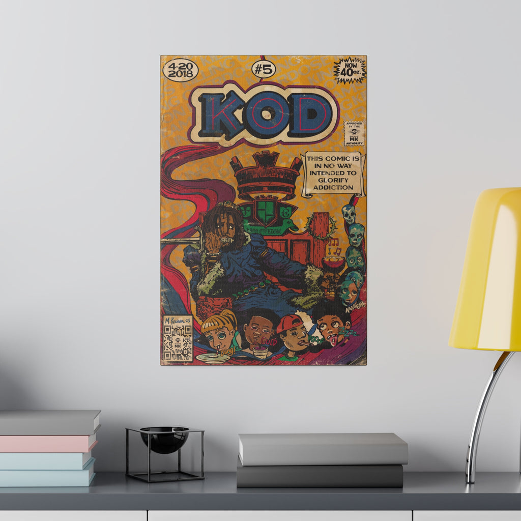 KOD - Matte Canvas, Stretched, 0.75"