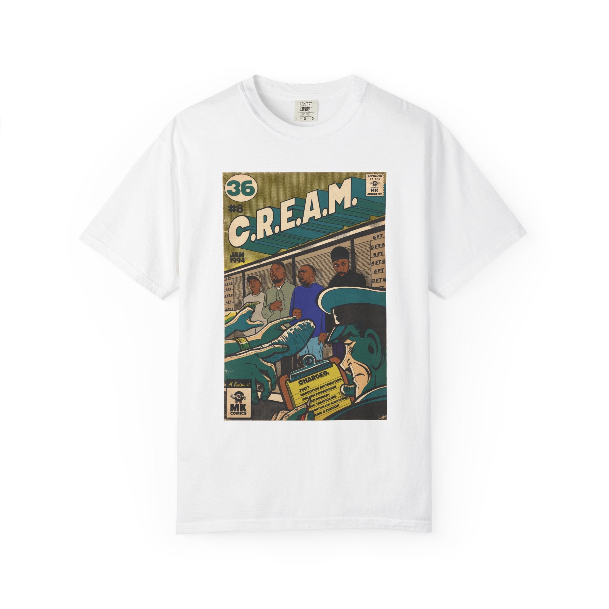 C.R.E.A.M - Unisex Comfort Colors T-shirt