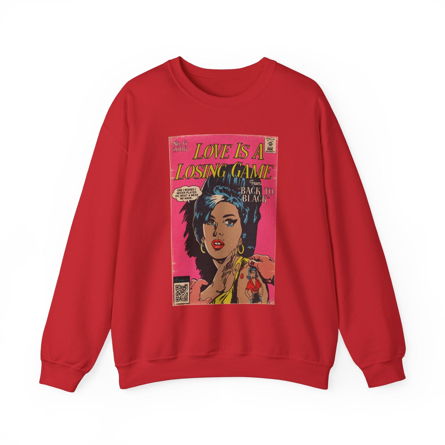 Amy Winehouse - Love Is A Losing Game - Unisex Heavy Blend™ Crewneck Sweatshirt