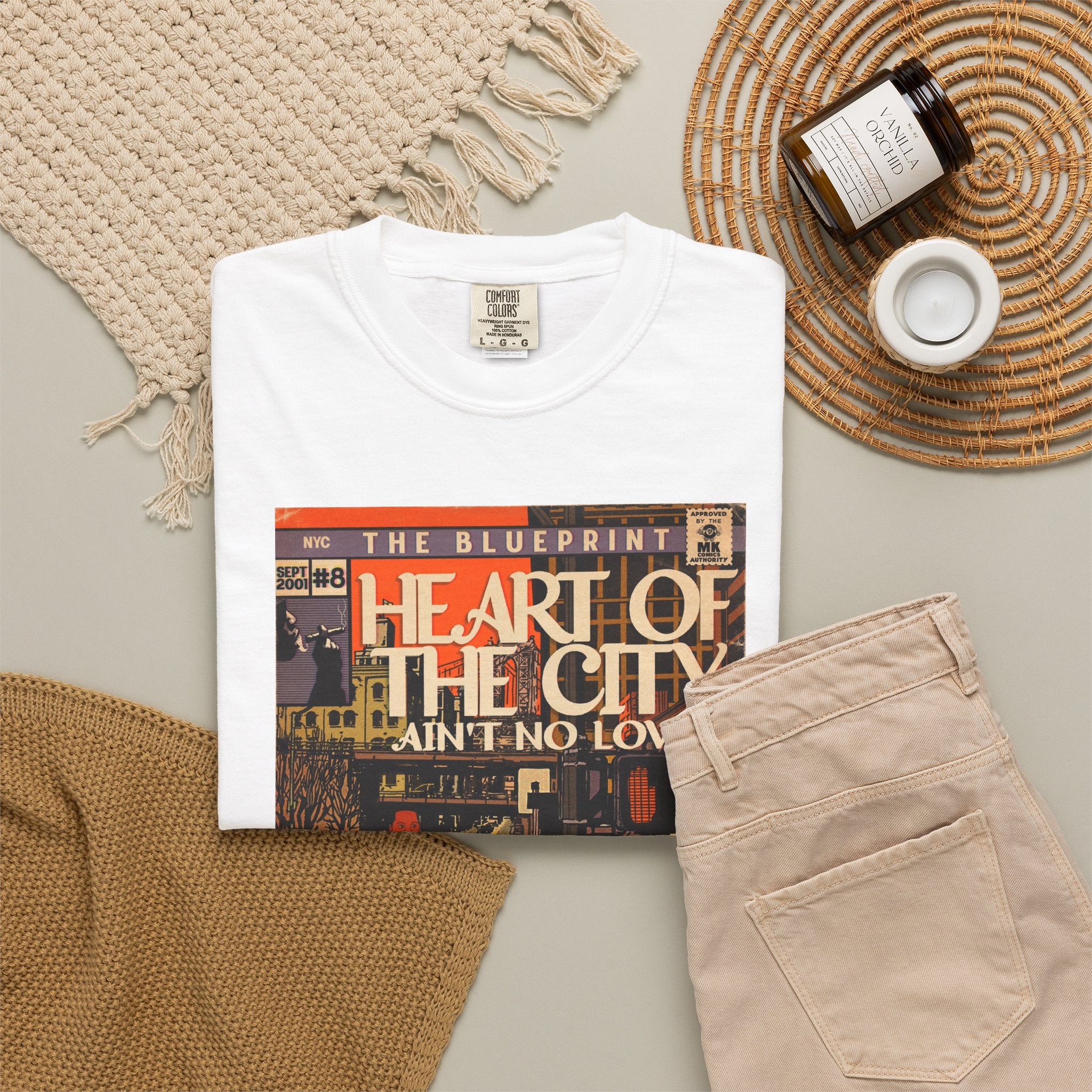 Heart of the City - Unisex Garment-Dyed T-shirt