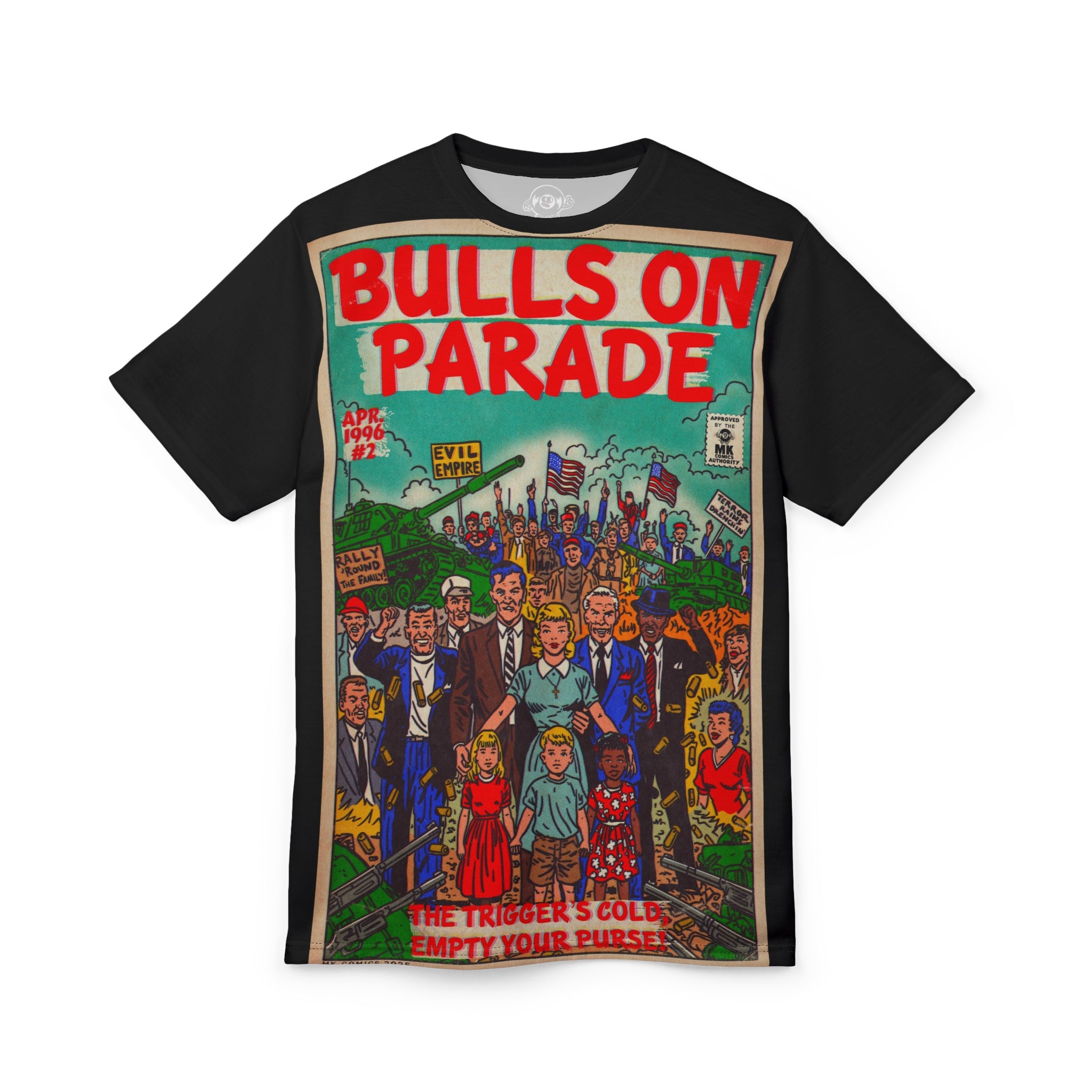 Bulls Parade -Unisex Cut & Sew Tee (AOP)