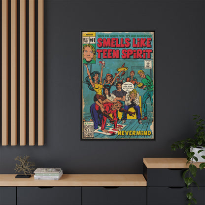 Nirvana - Smells Like Teen Spirit -  Gallery Canvas Wraps, Vertical Frame