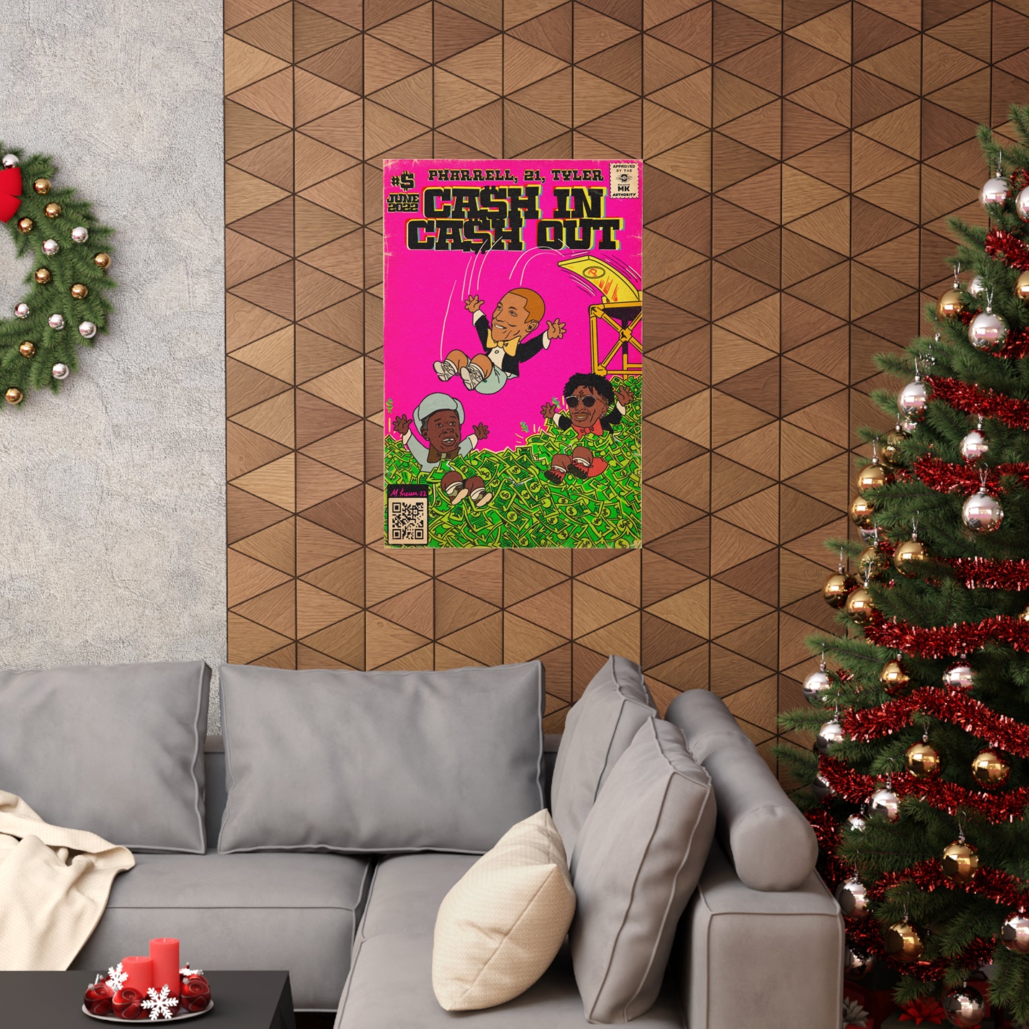 Cash In Cash Out - Vertical Matte Poster