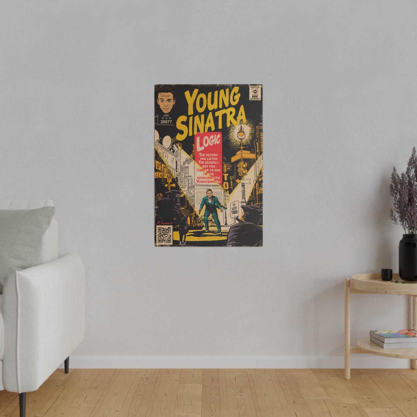 Logic - Young Sinatra - Matte Canvas, Stretched